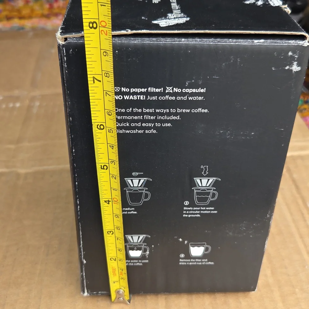 Bodum Pour Over Single Serve Coffee Maker 12 Ounce Set NIB